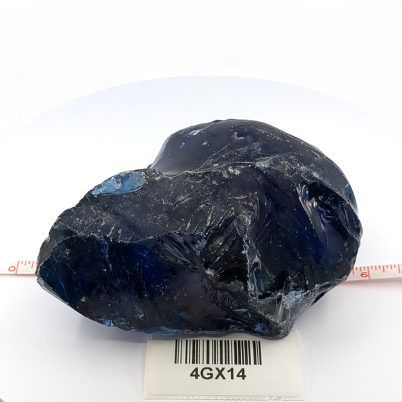 Cobalt Blue Manganese Fenton Glowing Art Glass Cullet #4GX14 - Picture 7 of 8